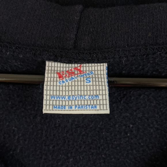 Vintage 90s Salty Dog Panama City Beach Surf Shop Zip Up Hoodie - Picture 10 of 11